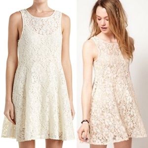 Free People Full Lace Skater Sleeveless Dress Size XS